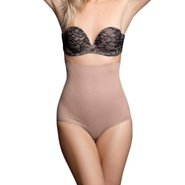 Bye Bra - Invisible High Waist Brief Panty BYB1057 CherryAffairs