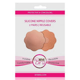 Bye Bra - Protective and Concealing Silicone Nipple Covers Pasties 2 Pairs (Beige) BYB1003 CherryAffairs