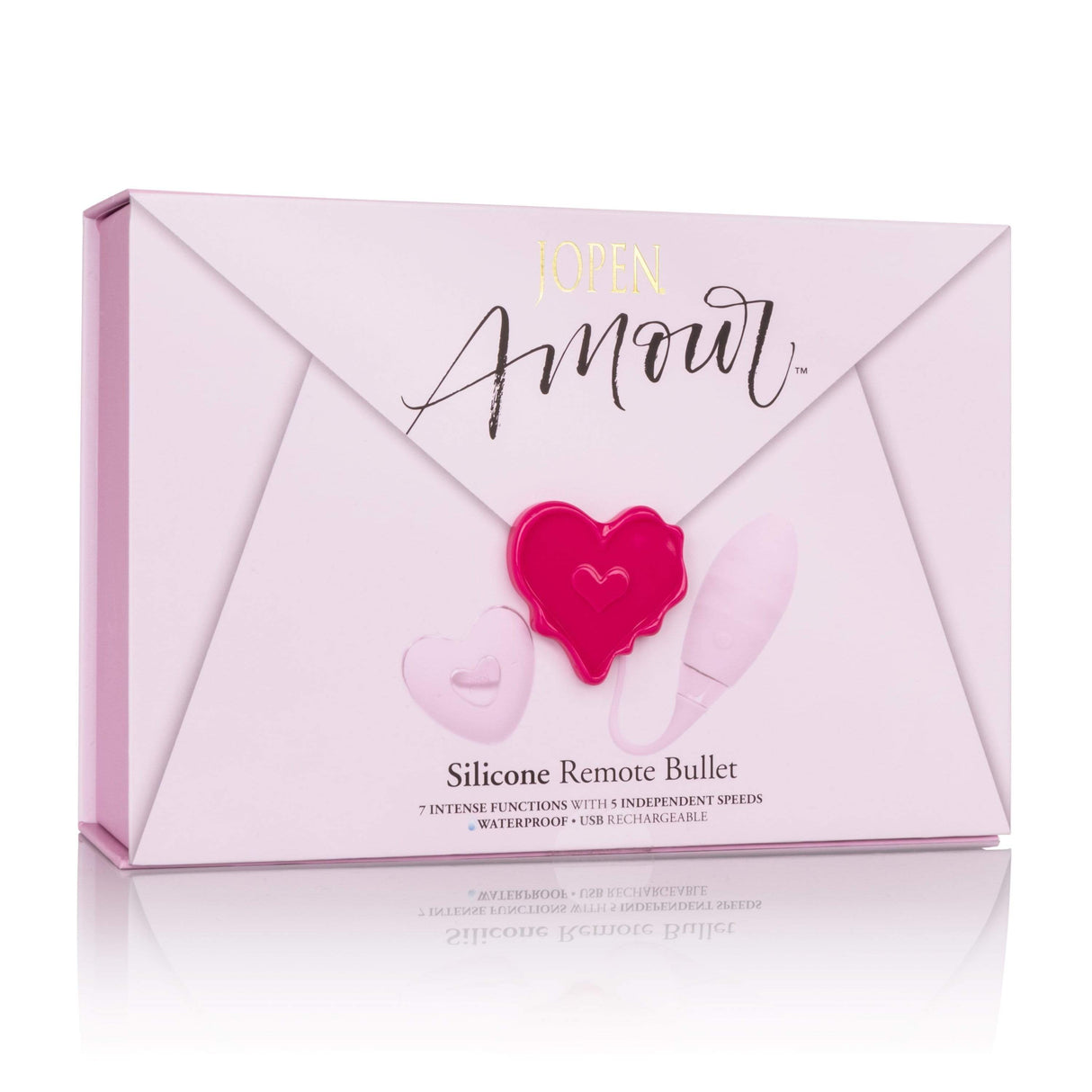 Calexotics - Amour Silicone Remote Egg Bullet Vibrator (Pink) CE1560 CherryAffairs