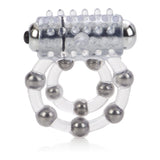 California Exotics - 10 Bead Maximus Cock Ring (White) CE1426 CherryAffairs