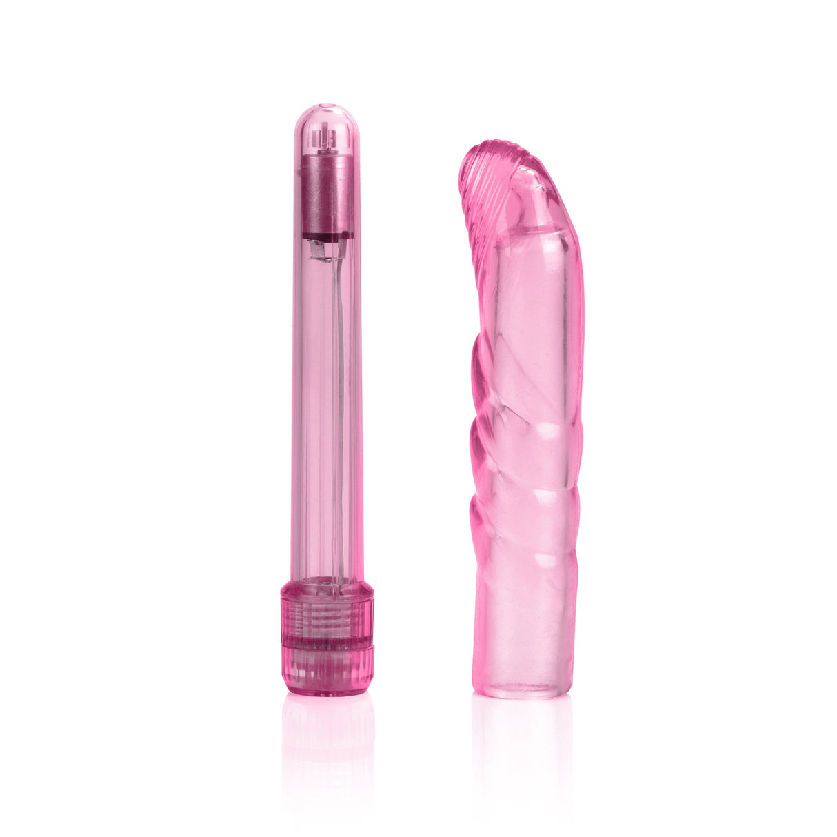 California Exotics - Basic Essentials Slim Softee G Spot Vibrator (Pink) CE1443 CherryAffairs