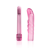 California Exotics - Basic Essentials Slim Softee G Spot Vibrator (Pink) CE1443 CherryAffairs