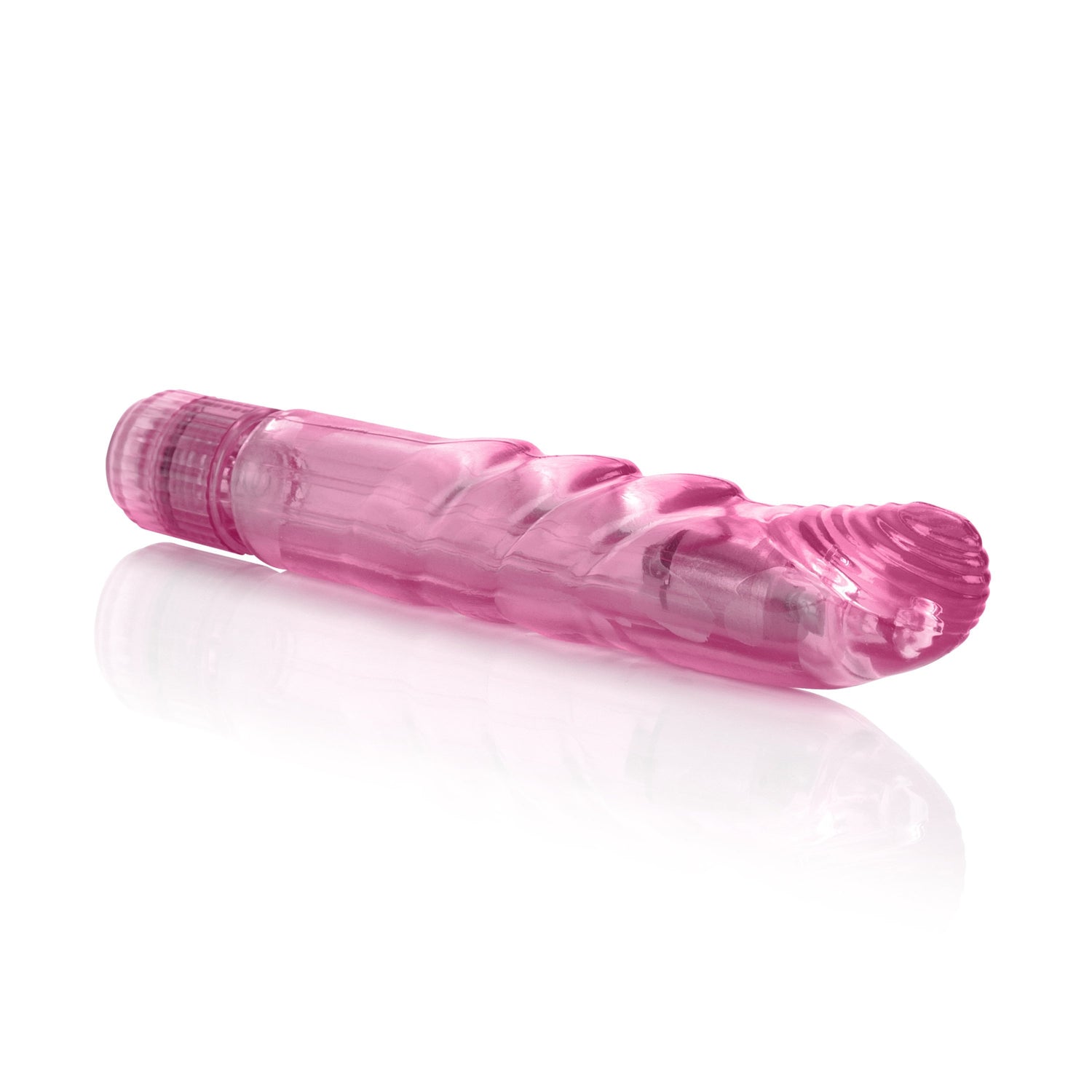 California Exotics - Basic Essentials Slim Softee G Spot Vibrator (Pink) CE1443 CherryAffairs