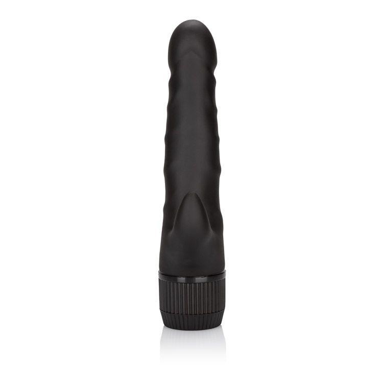 California Exotics - Black Velvet Clit Arouser Rabbit Vibrator (Black) CE1372 CherryAffairs