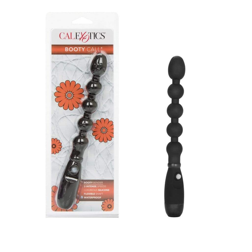 California Exotics - Booty Call Booty Bender Vibrating Anal Beads (Black) CE1699 CherryAffairs