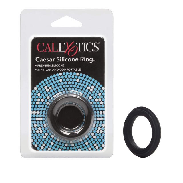 California Exotics - Caesar Silicone Cock Ring (Black) CE1804 CherryAffairs