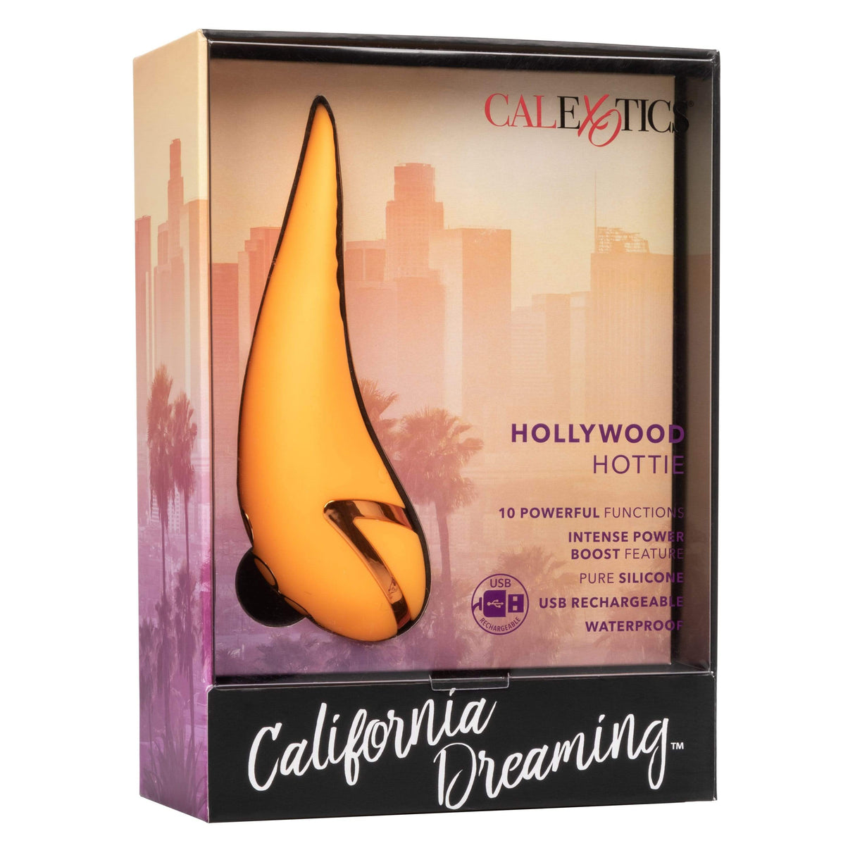 California Exotics - California Dreaming Hollywood Hottie Clit Massager (Yellow) CE1686 CherryAffairs