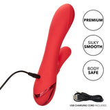 California Exotics - California Dreaming Palisades Passion Heat Swing Rabbit Vibrator (Red) CE1967 CherryAffairs