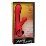 California Exotics - California Dreaming Palisades Passion Heat Swing Rabbit Vibrator (Red) CE1967 CherryAffairs