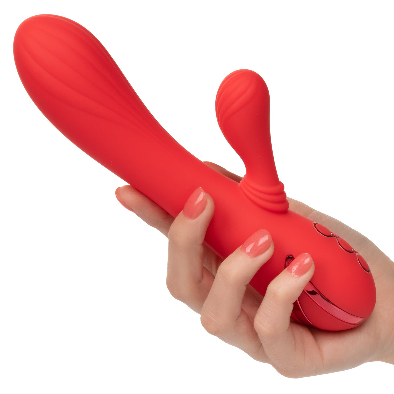 California Exotics - California Dreaming Palisades Passion Heat Swing Rabbit Vibrator (Red) CE1967 CherryAffairs
