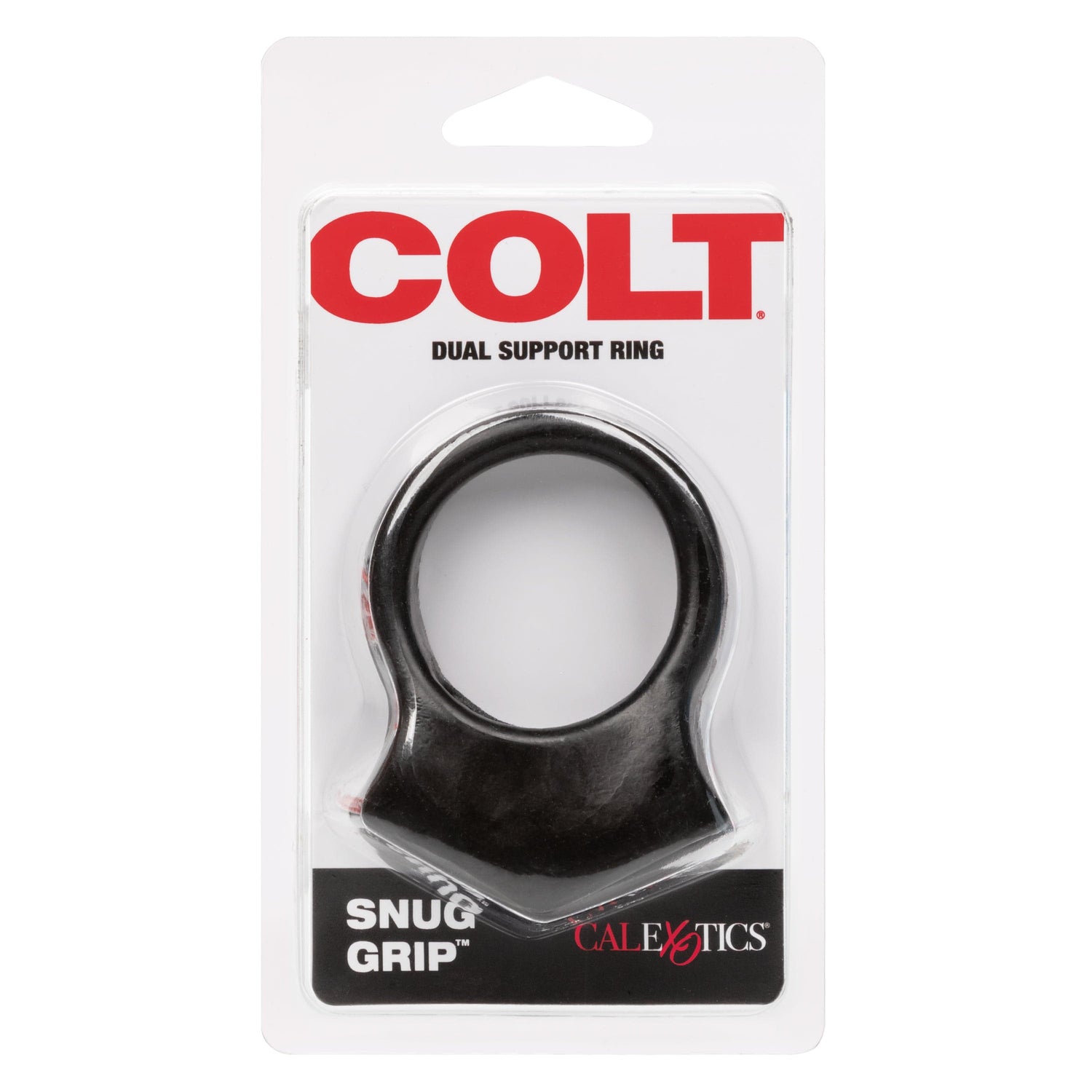 California Exotics - COLT Snug Grip Dual Support Cock Ring (Black) CE1921 CherryAffairs