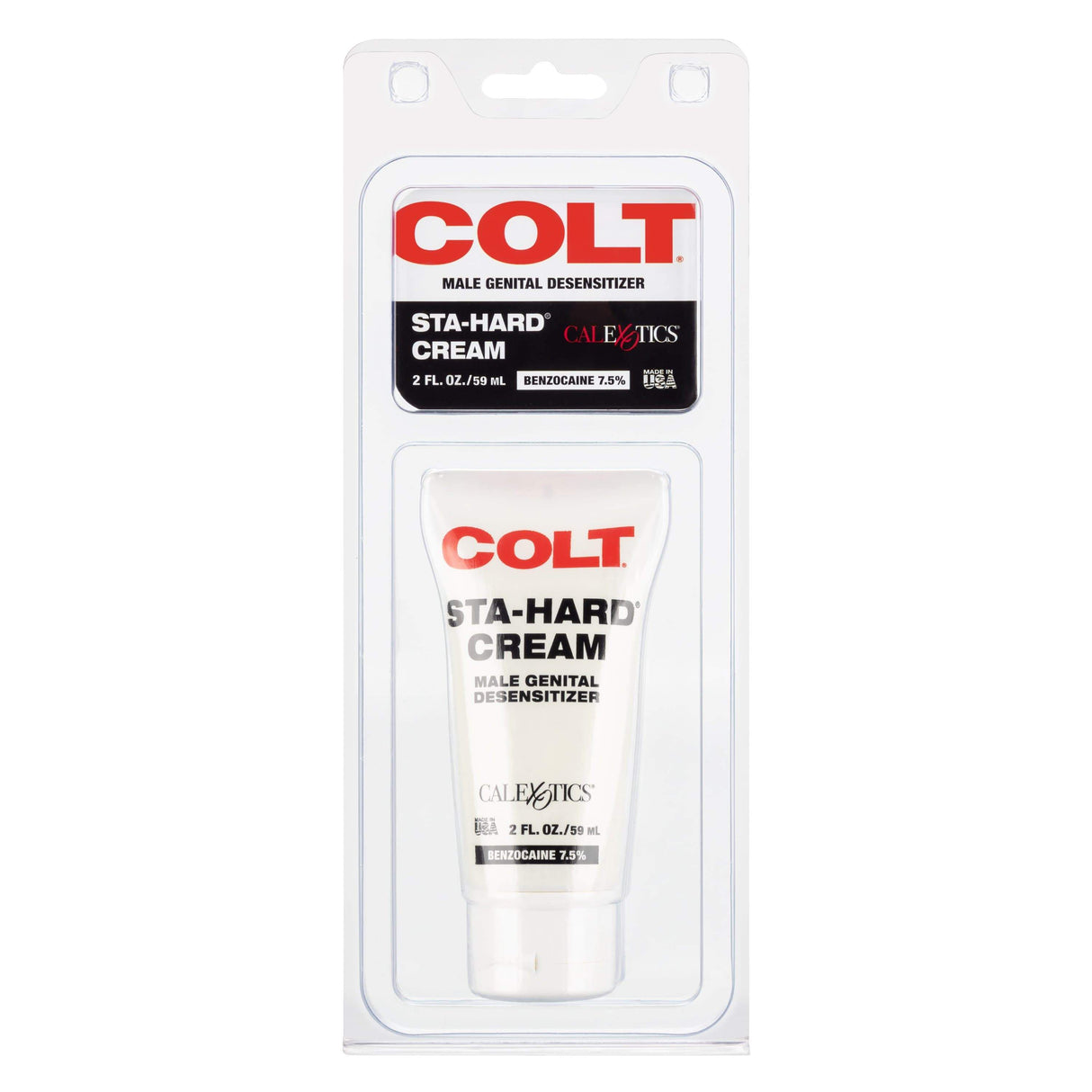 California Exotics - COLT Sta Hard Male Genital Desensitizer Cream 2oz CE1855 CherryAffairs