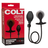 California Exotics - Colt Weighted Inflatable Pumper Plug (Black) CE1893 CherryAffairs