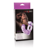 California Exotics - Double Diver Vibrating Cock Ring (Purple) CE1463 CherryAffairs