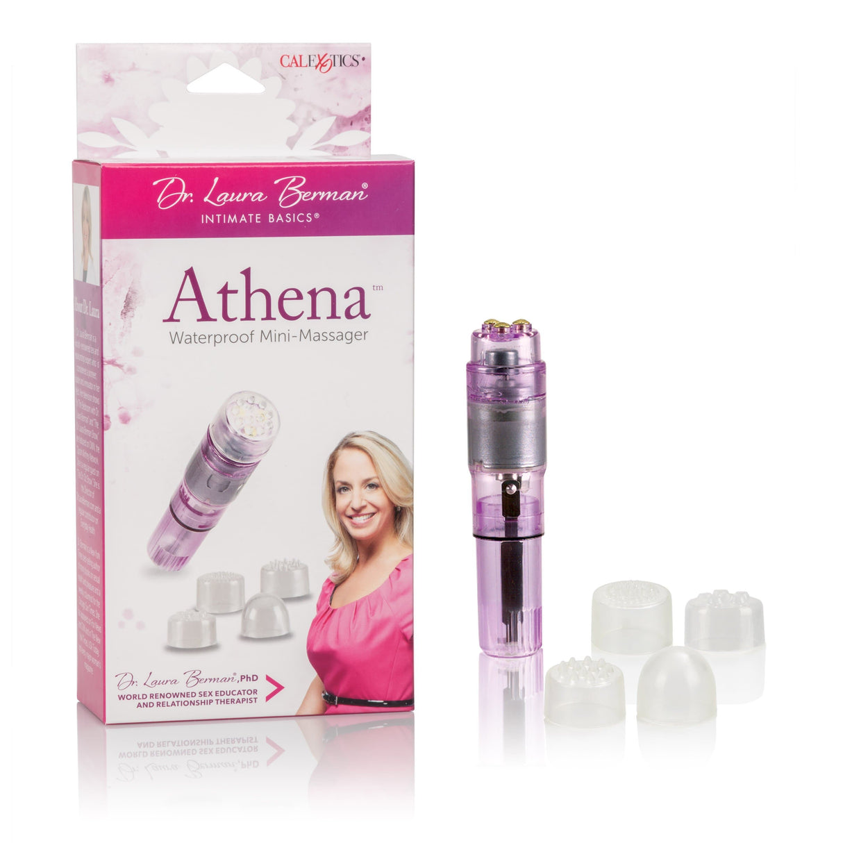 California Exotics - Dr. Laura Berman Athena Waterproof Mini Clit Massager (Purple) CE1579 CherryAffairs