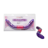 California Exotics - Dual Vibrating Flexi Double Dong 15" (Purple) CE1694 CherryAffairs