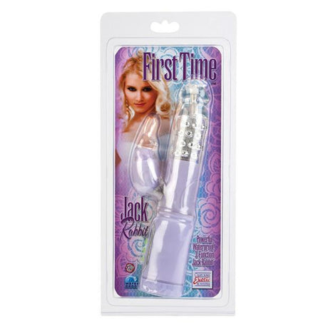 California Exotics - First Time Jack Rabbit Vibrator (Purple) CE1315 CherryAffairs