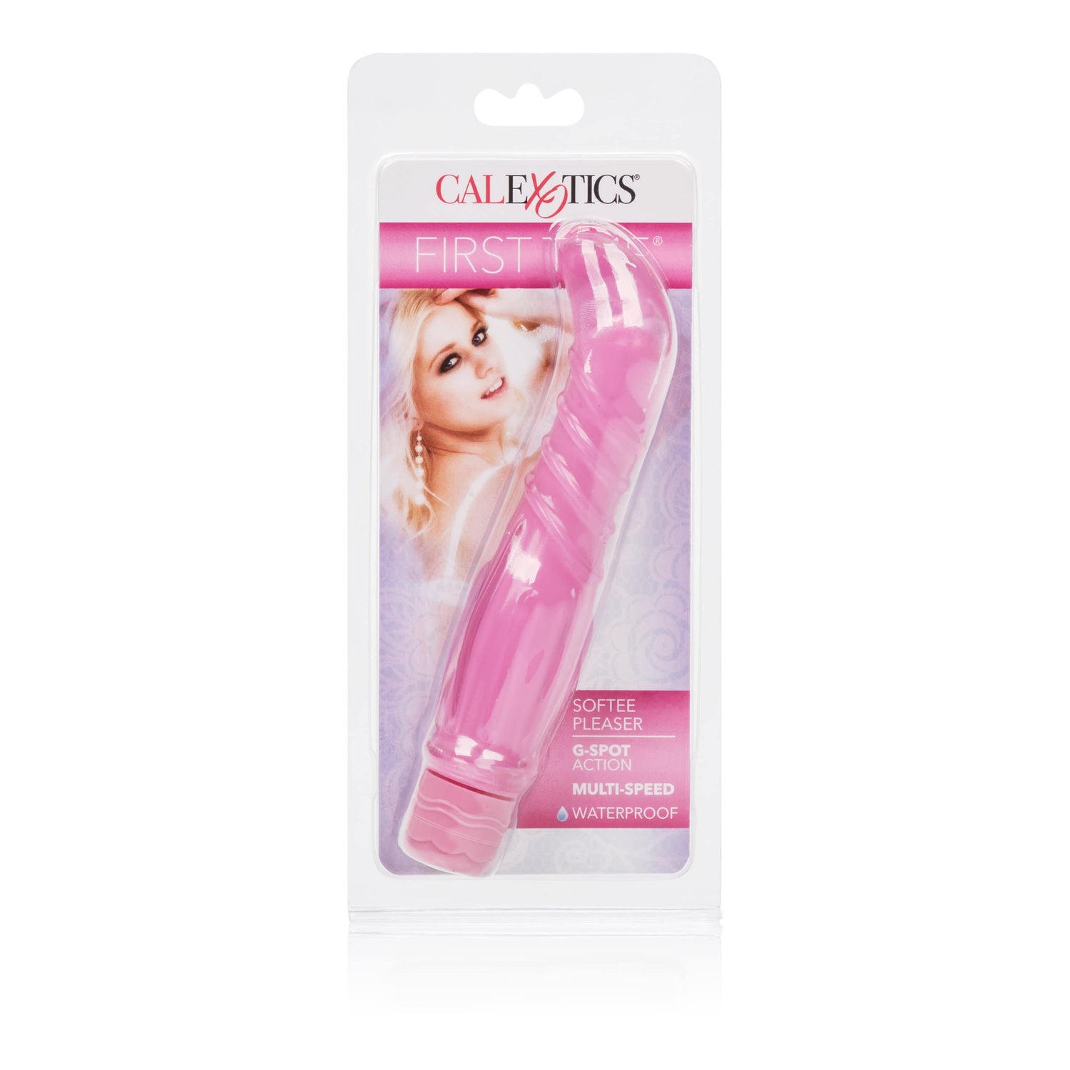 California Exotics - First Time Softee Pleaser G Spot Vibrator (Pink) CE1578 CherryAffairs