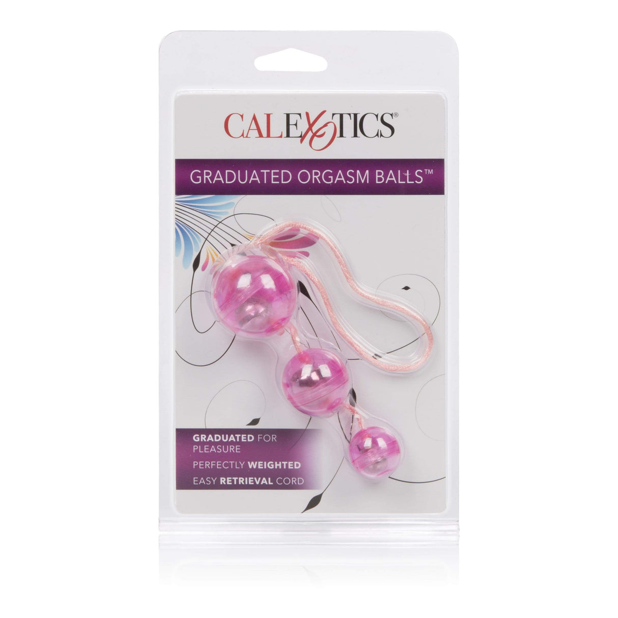 California Exotics - Graduated Orgasm Weighted Kegel Balls (Pink) CE1486 CherryAffairs