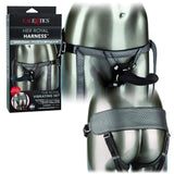 California Exotics - Her Royal Harness Crotchless Strap On The Royal Vibrating Set (Black) CE1761 CherryAffairs