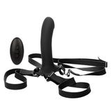 California Exotics - Her Royal Harness Me2 Remote Rumbler Strap On (Black) CE1970 CherryAffairs