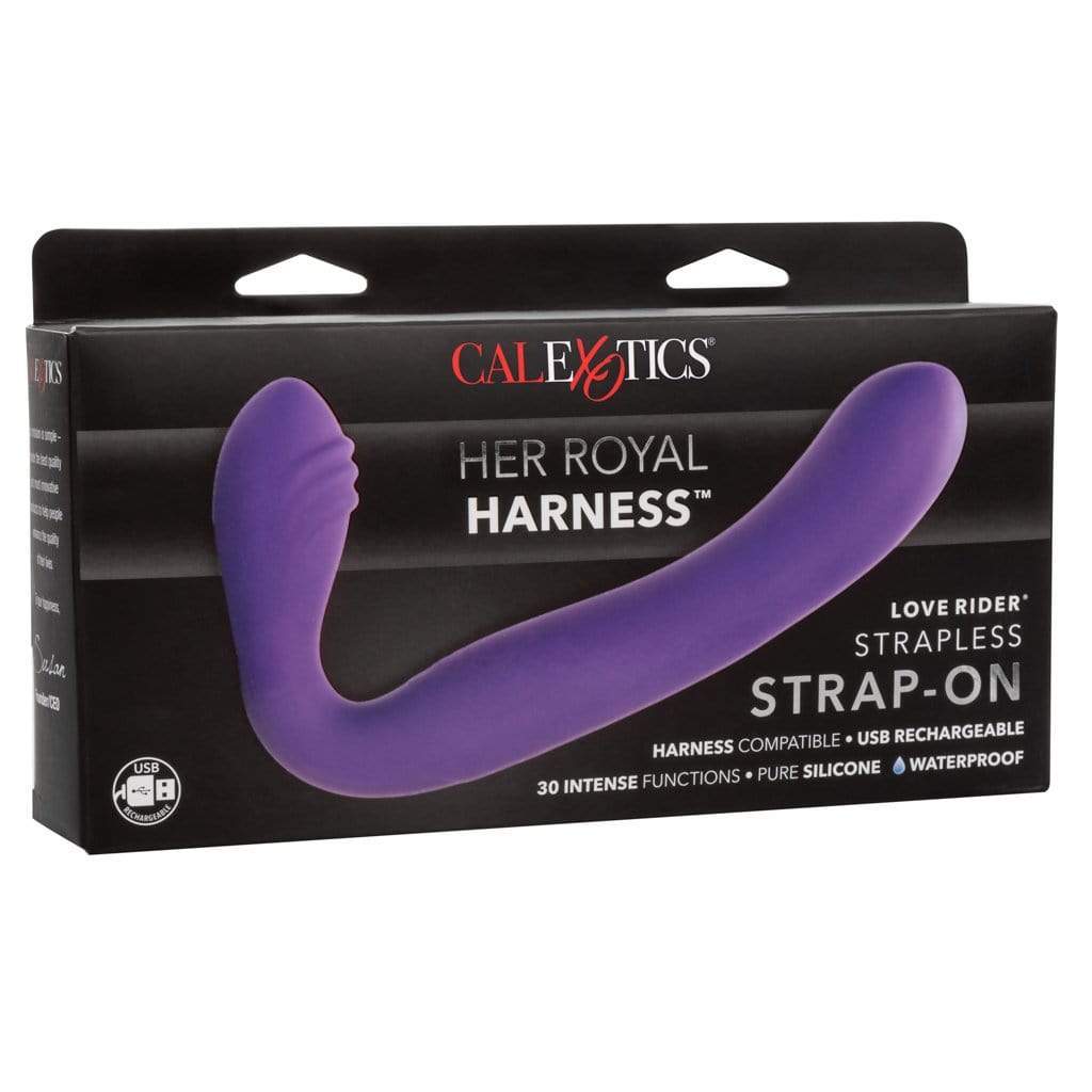 California Exotics - Her Royal Harness Rechargeable Love Rider Strapless Strap On CE1698 CherryAffairs