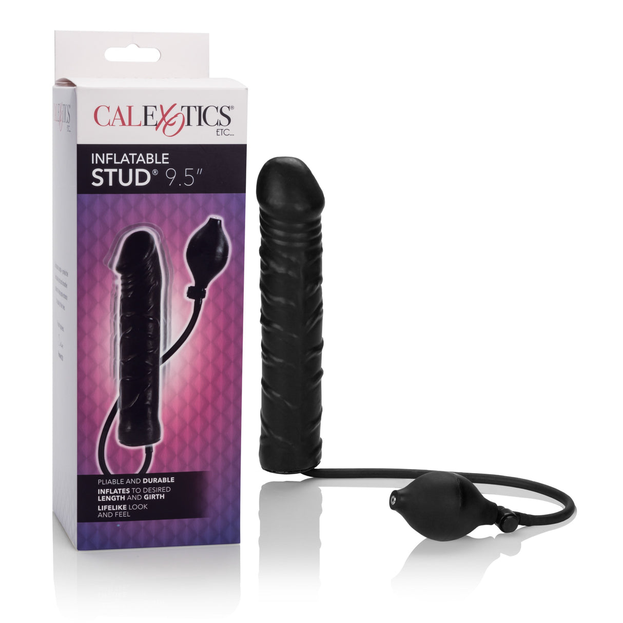 California Exotics - Inflatable Stud 9.5" (Black) CE1361 CherryAffairs