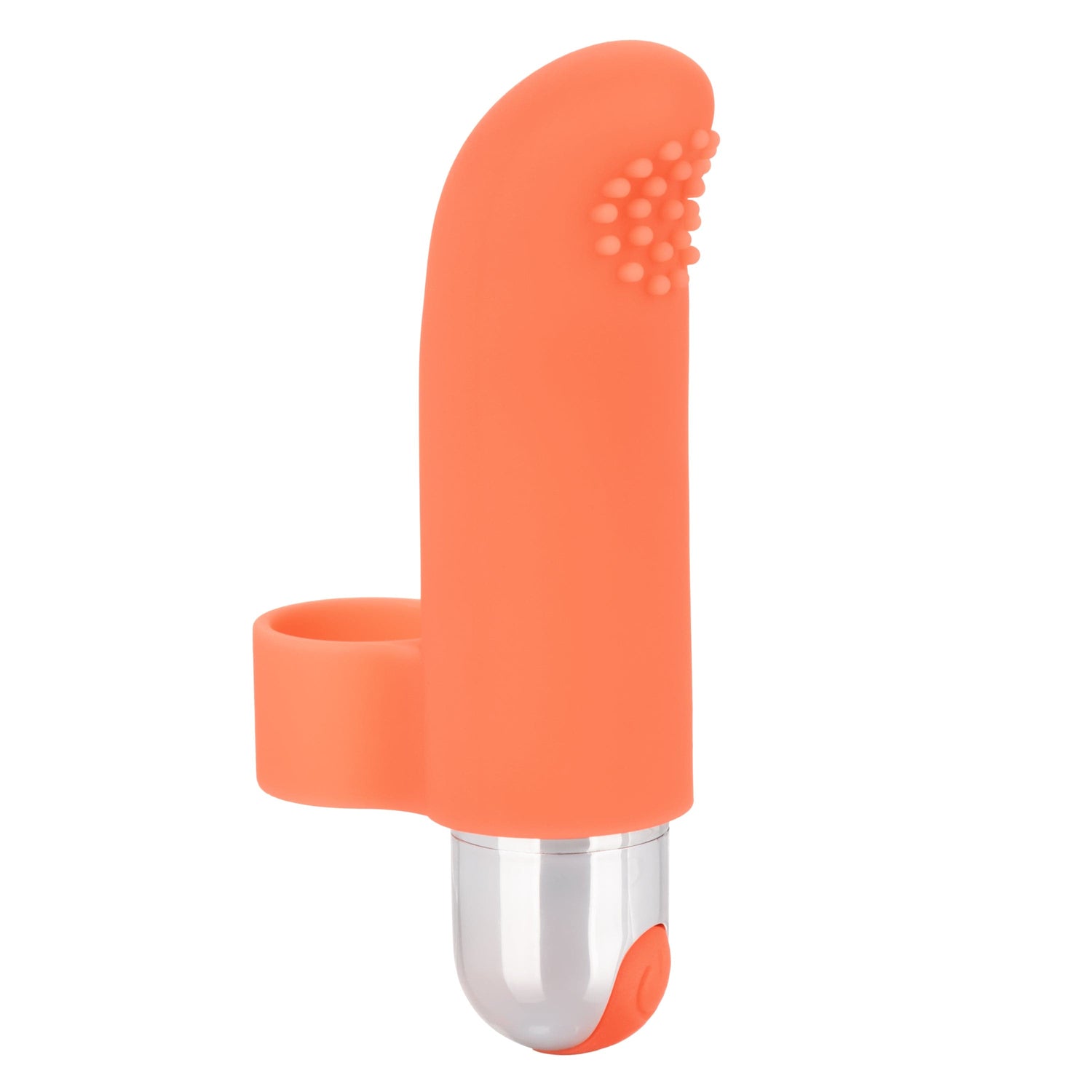California Exotics - Intimate Play Rechargeable Finger Tickler Clit Massager (Orange) CE1927 CherryAffairs