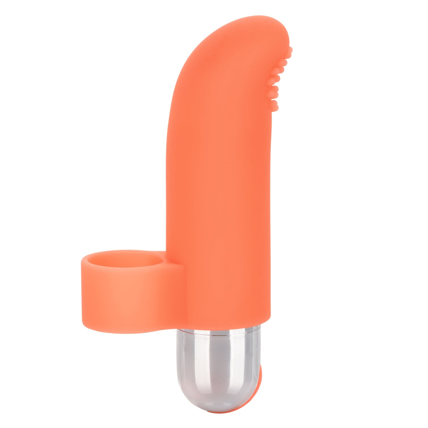 California Exotics - Intimate Play Rechargeable Finger Tickler Clit Massager (Orange) CE1927 CherryAffairs