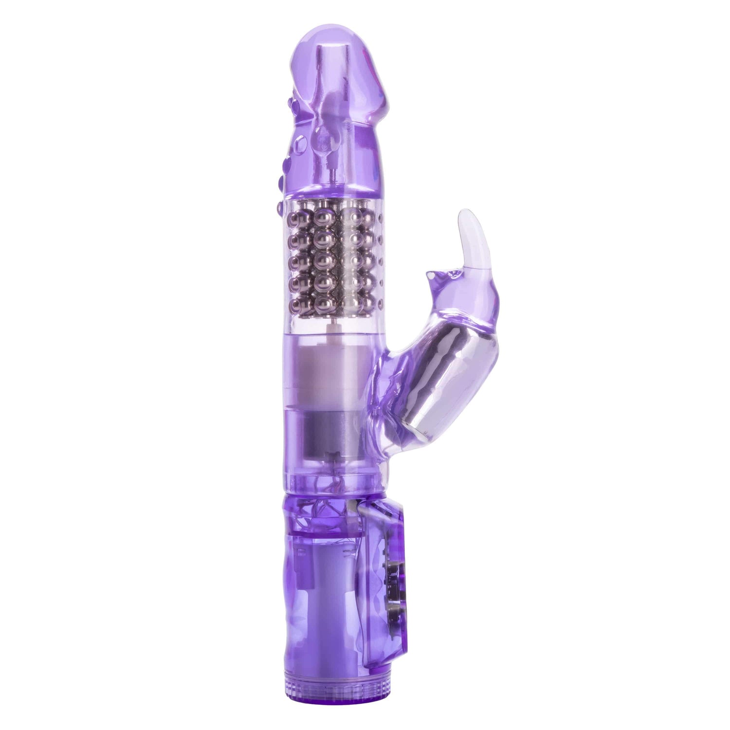 California Exotics - Jack Rabbit Waterproof 5 Rows Jack Rabbit Vibrator (Purple) CE1785 CherryAffairs
