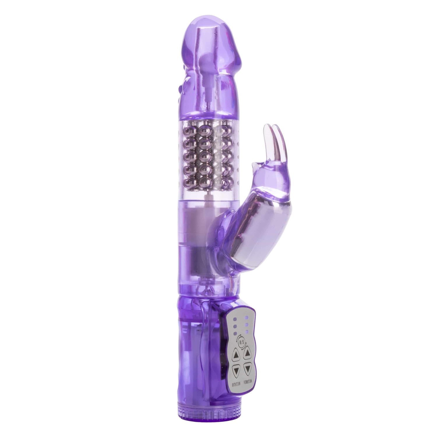 California Exotics - Jack Rabbit Waterproof 5 Rows Jack Rabbit Vibrator (Purple) CE1785 CherryAffairs
