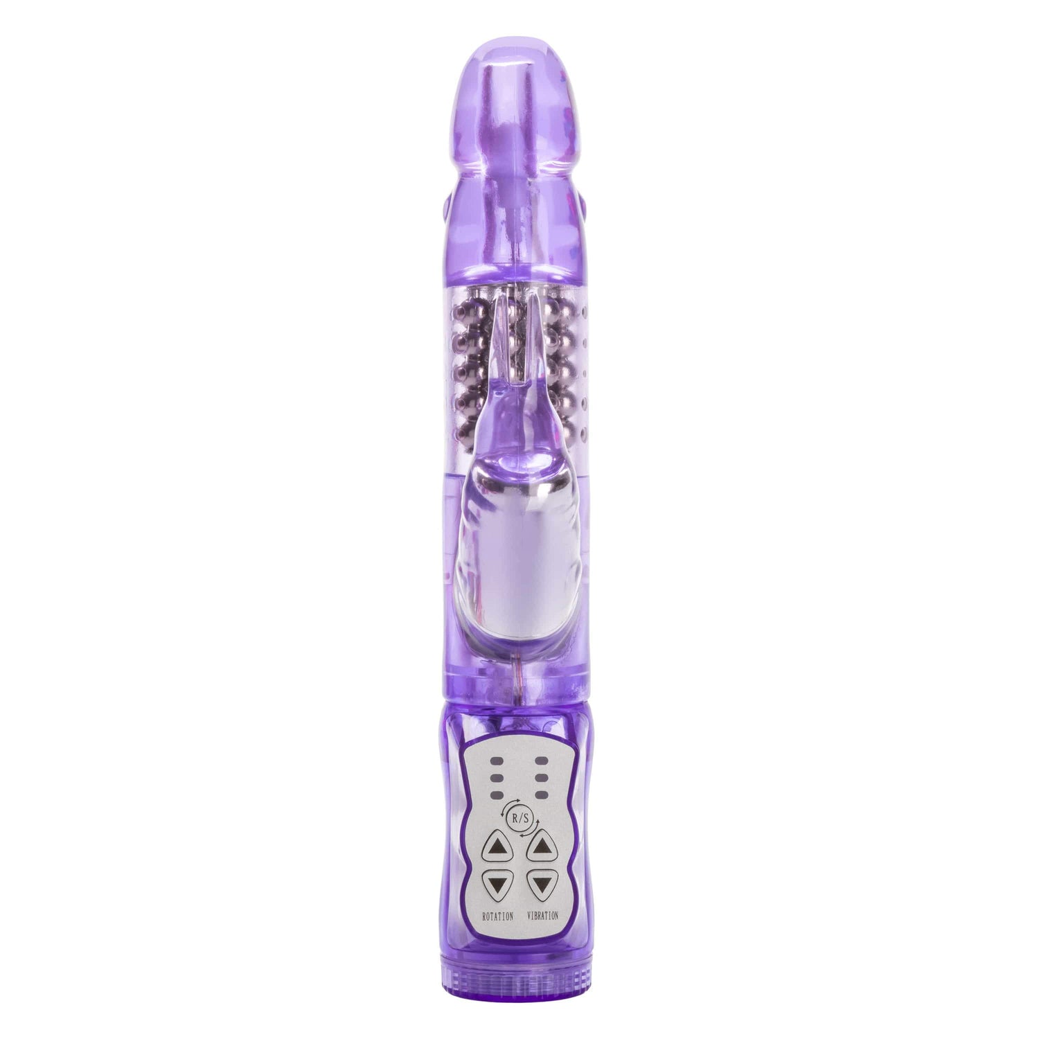 California Exotics - Jack Rabbit Waterproof 5 Rows Jack Rabbit Vibrator (Purple) CE1785 CherryAffairs