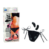 California Exotics - Little Black Panty Remote Control 10 Function Vibrating Panty (Black) CE1624 CherryAffairs