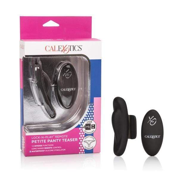 California Exotics - Lock N Play Remote Panty Vibrator Petite (Black) CE1346 CherryAffairs