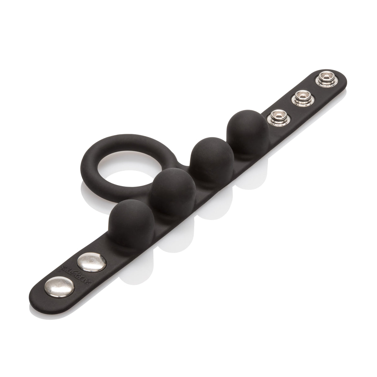 California Exotics - Medium Weighted C Ring Ball Stretcher Cock Ring (Black) CE1504 CherryAffairs