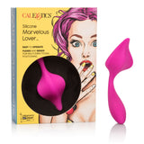 California Exotics - Mini Marvels Silicone Marvelous Lover Clit Massager (Pink) CE1508 CherryAffairs