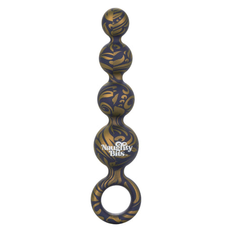 California Exotics - Naughty Bits Butt Balls Silicone Booty Beads (Black) CE1834 CherryAffairs