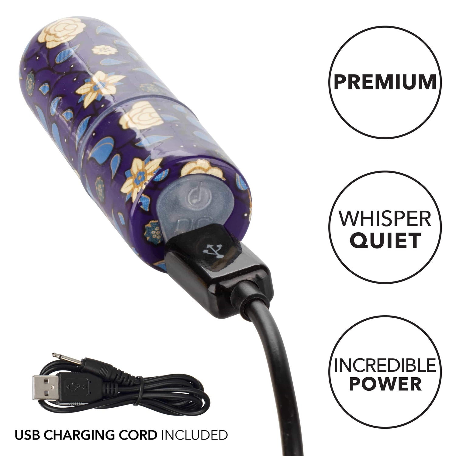 California Exotics - Naughty Bits Just The Tip Bullet Vibrator (Black) CE1831 CherryAffairs