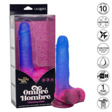 California Exotics - Naughty Bits Ombre Hombre Vibrating Dildo (Purple) CE1837 CherryAffairs