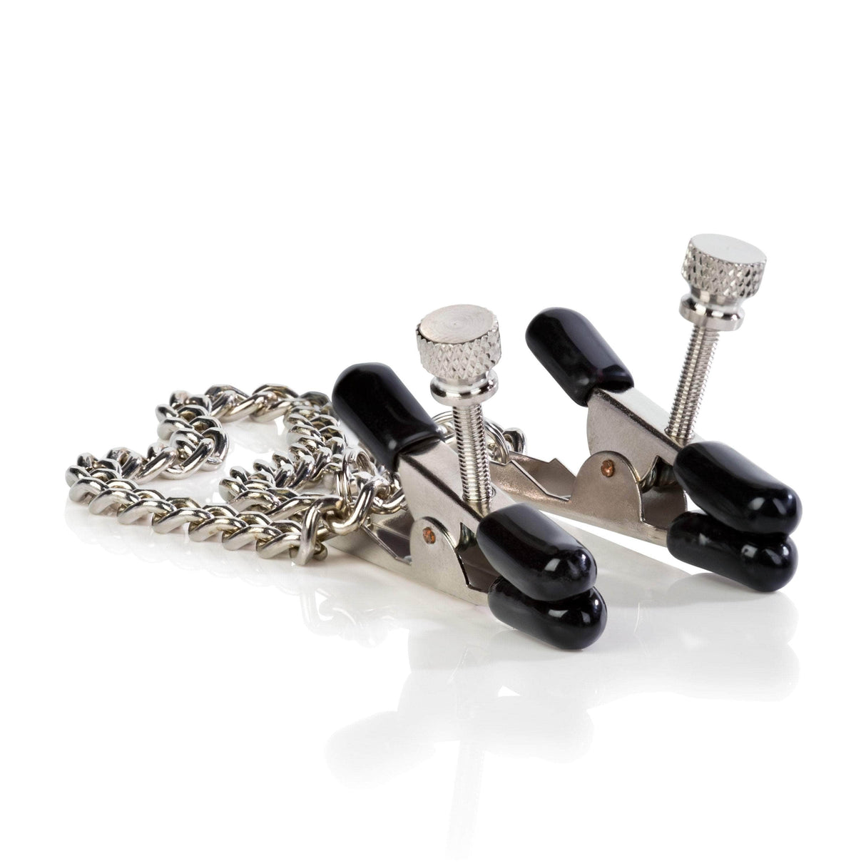 California Exotics - Nipple Play Bull Nose Nipple Clamps (Silver) CE1644 CherryAffairs