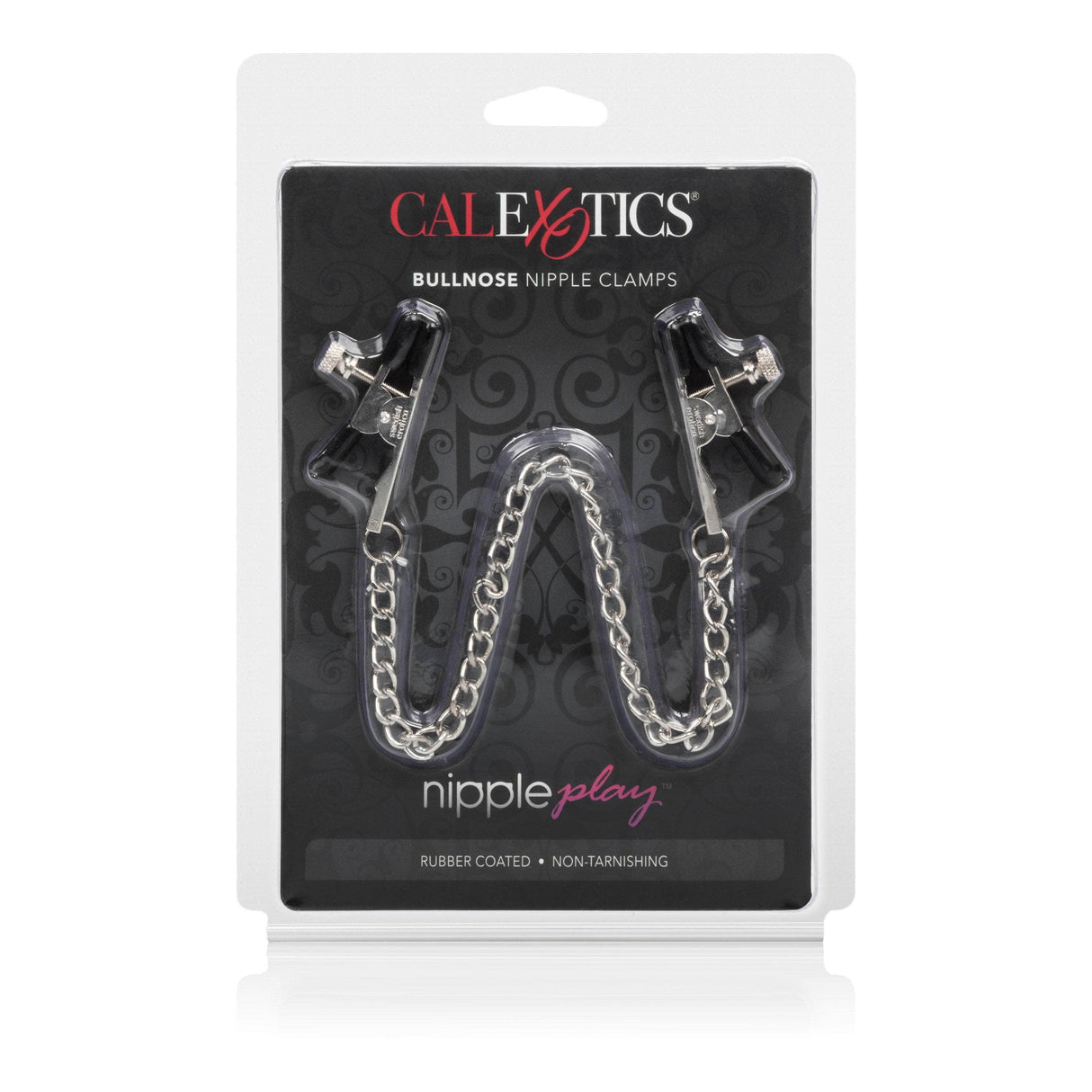 California Exotics - Nipple Play Bull Nose Nipple Clamps (Silver) CE1644 CherryAffairs