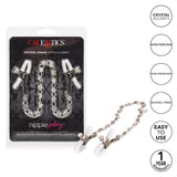 California Exotics - Nipple Play Crystal Chain Nipple Clamps CherryAffairs