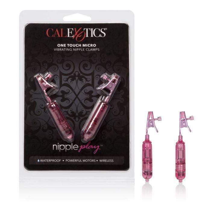 California Exotics - Nipple Play One Touch Micro Vibro Clamps CE1068 CherryAffairs