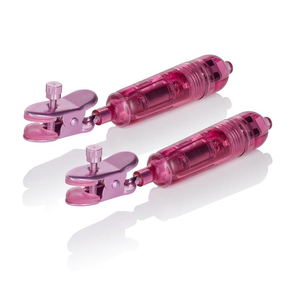 California Exotics - Nipple Play One Touch Micro Vibro Clamps CE1068 CherryAffairs