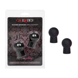 California Exotics - Nipple Play Silicone Advanced Nipple Suckers (Black) CE1825 CherryAffairs