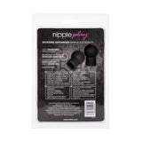 California Exotics - Nipple Play Silicone Advanced Nipple Suckers (Black) CE1825 CherryAffairs