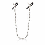 California Exotics - Nipple Play Silver Beaded Nipple Clamps (Silver) CE1592 CherryAffairs