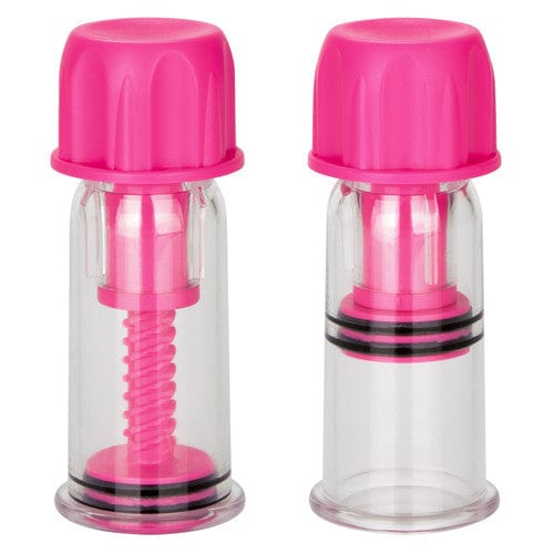 California Exotics - Nipple Play Vacuum Twist Suckers    Nipple Pumps (Non Vibration)