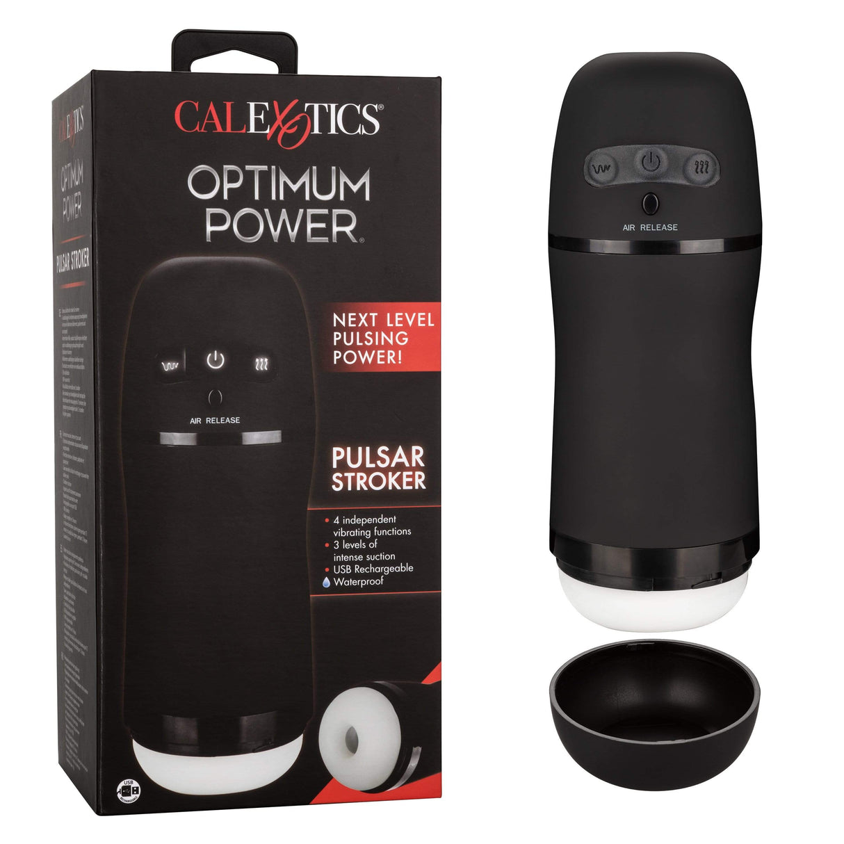 California Exotics - Optimum Power Pulsar Stroker (Black) CE1869 CherryAffairs