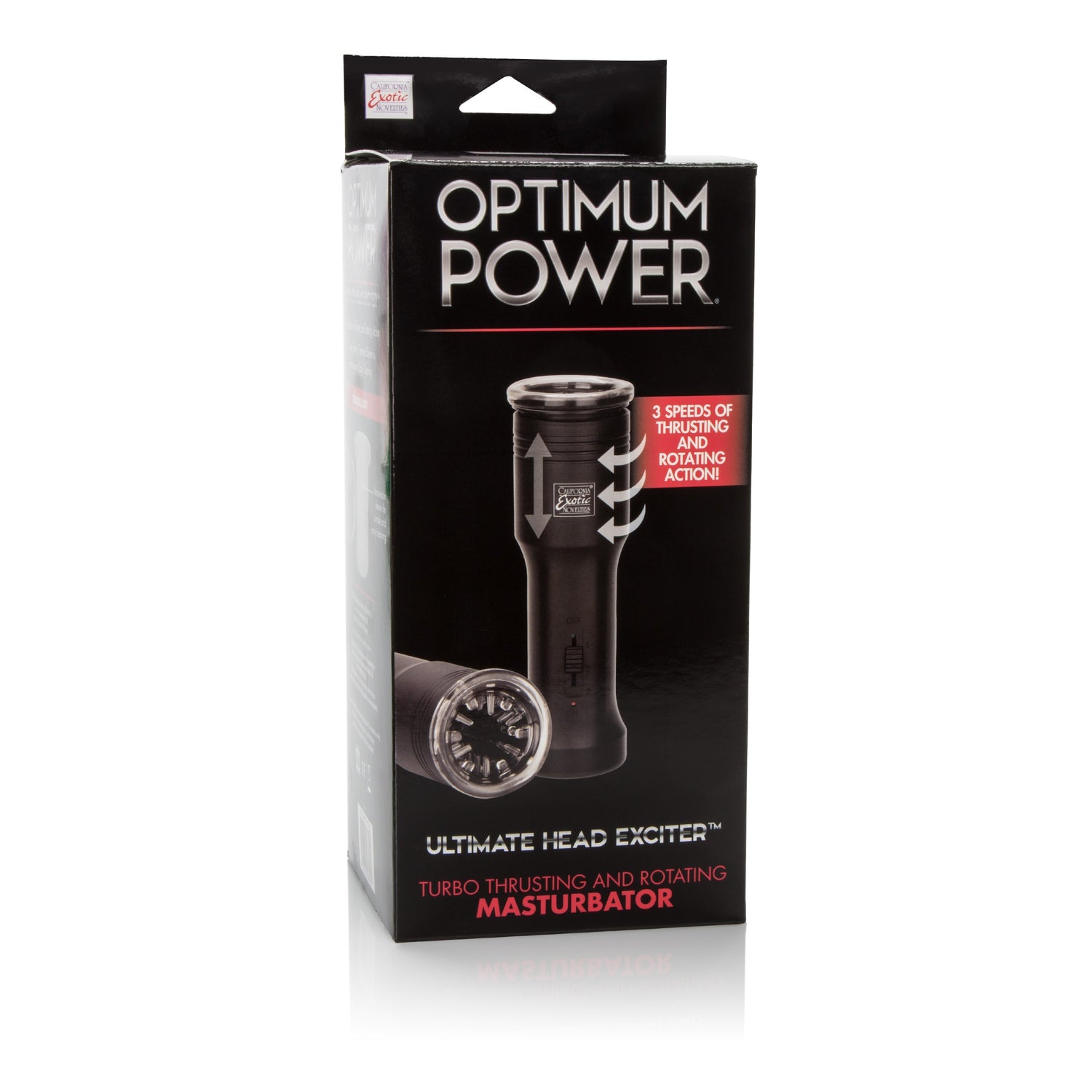California Exotics - Optimum Power Ultimate Head Exciter Masturbator (Black) CE1375 CherryAffairs